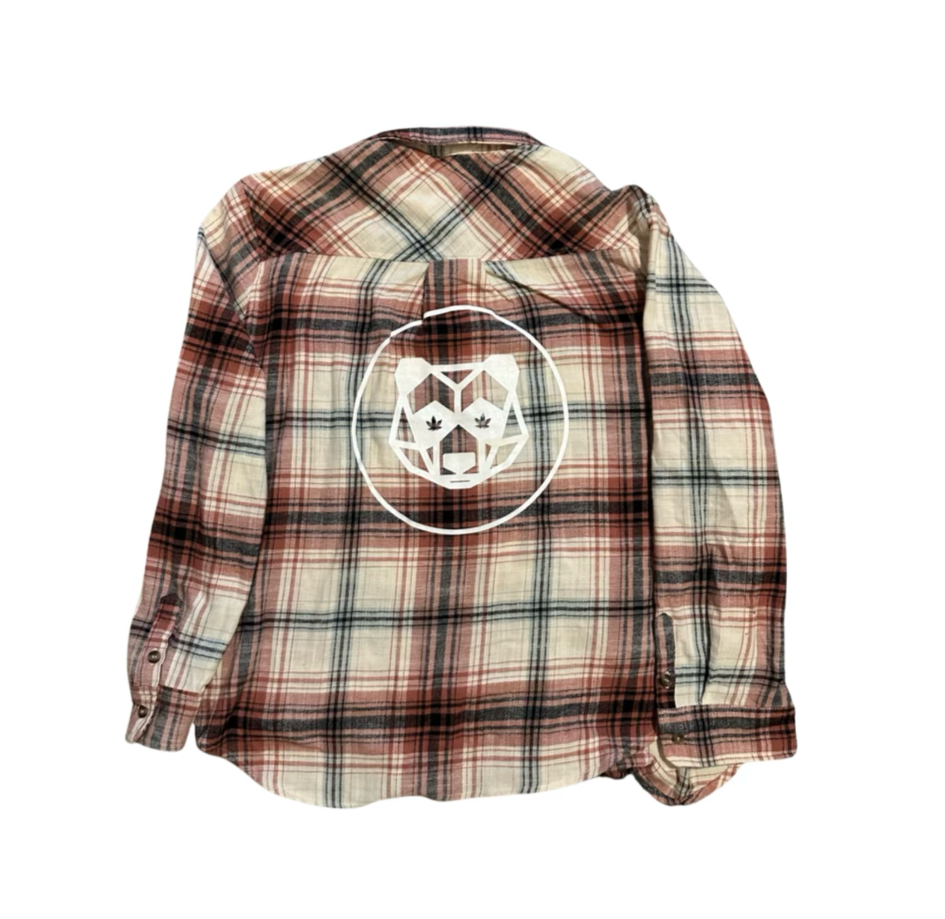 Womens Brick Geo Logo Flannel