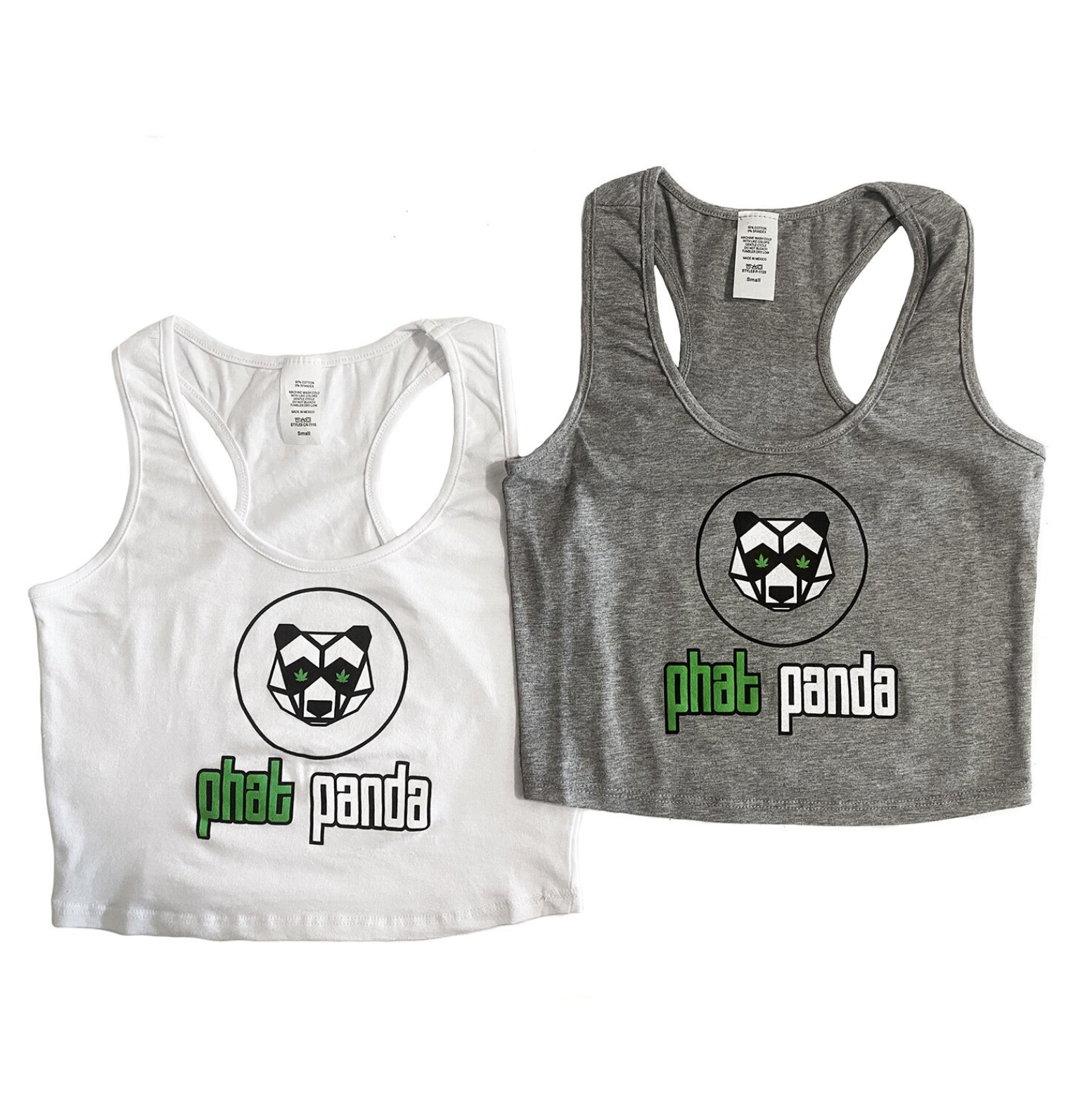 Womens Geo Logo Cropped Scoop-Neck Tank