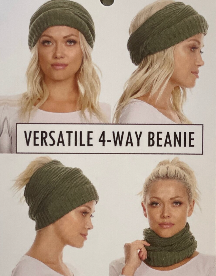 Womens Multi-Way Beanie