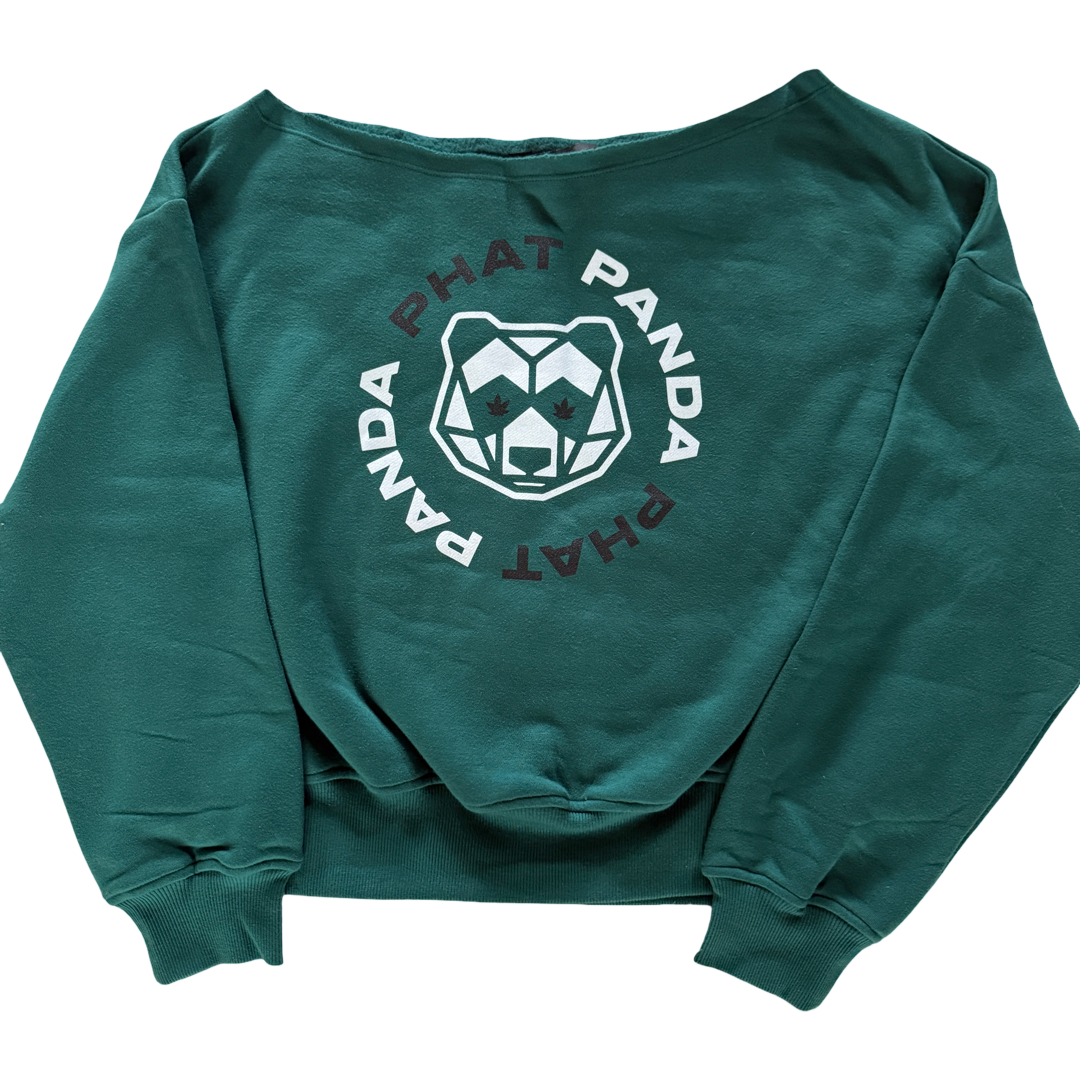 Women's Off the Shoulder Sweatshirt
